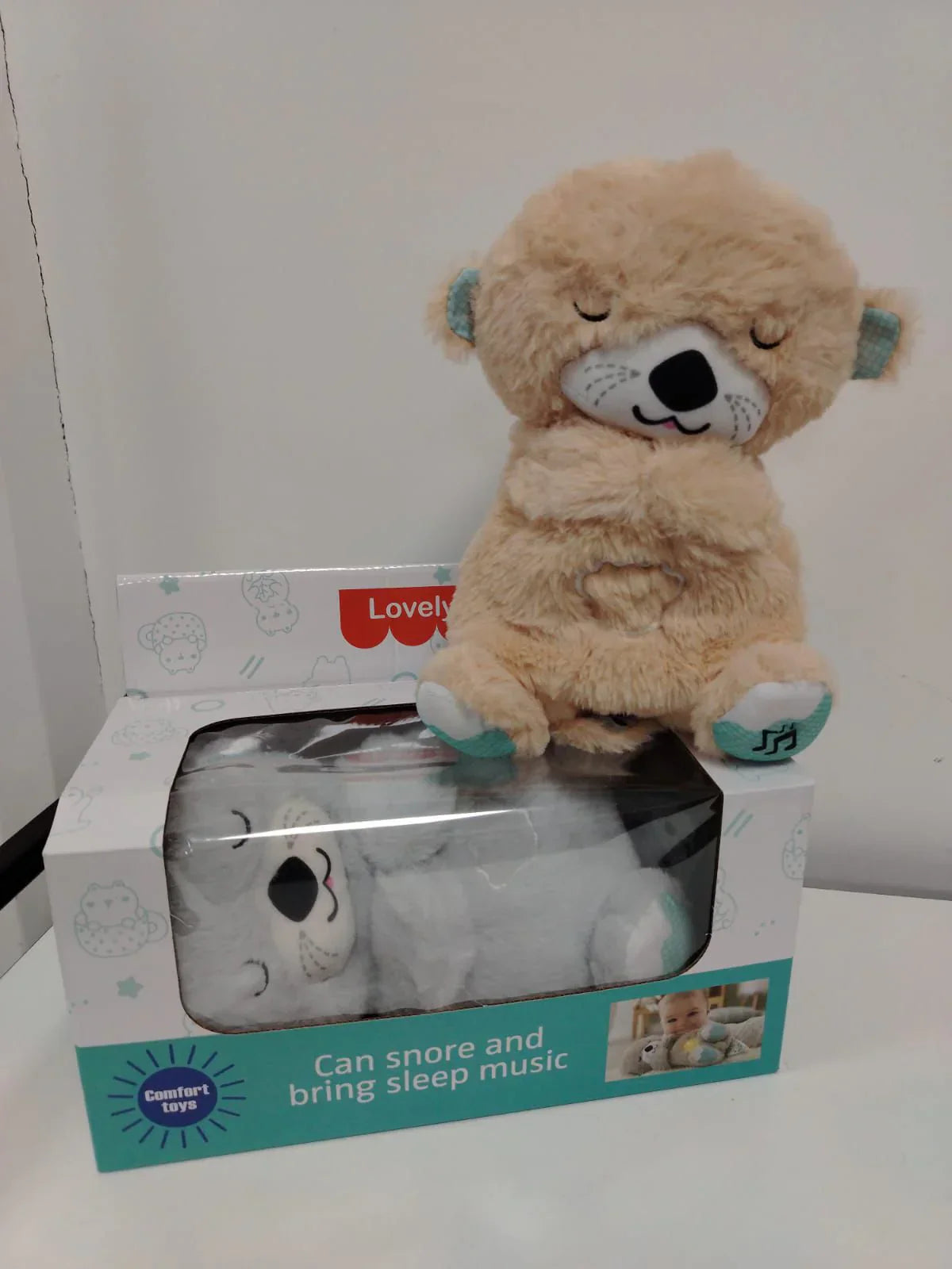 Peluche  que respira y simula sonido relajante