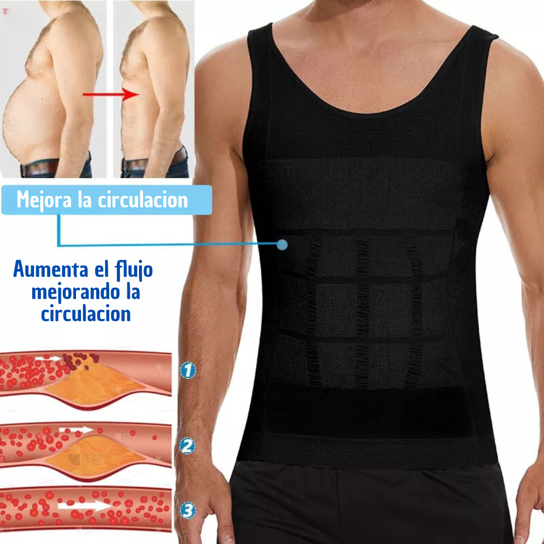 2 CAMISAS DE COMPRESIÓN PARA POSTURA MASCULINA
