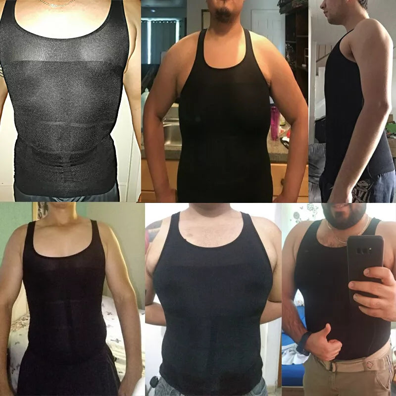 2 CAMISAS DE COMPRESIÓN PARA POSTURA MASCULINA